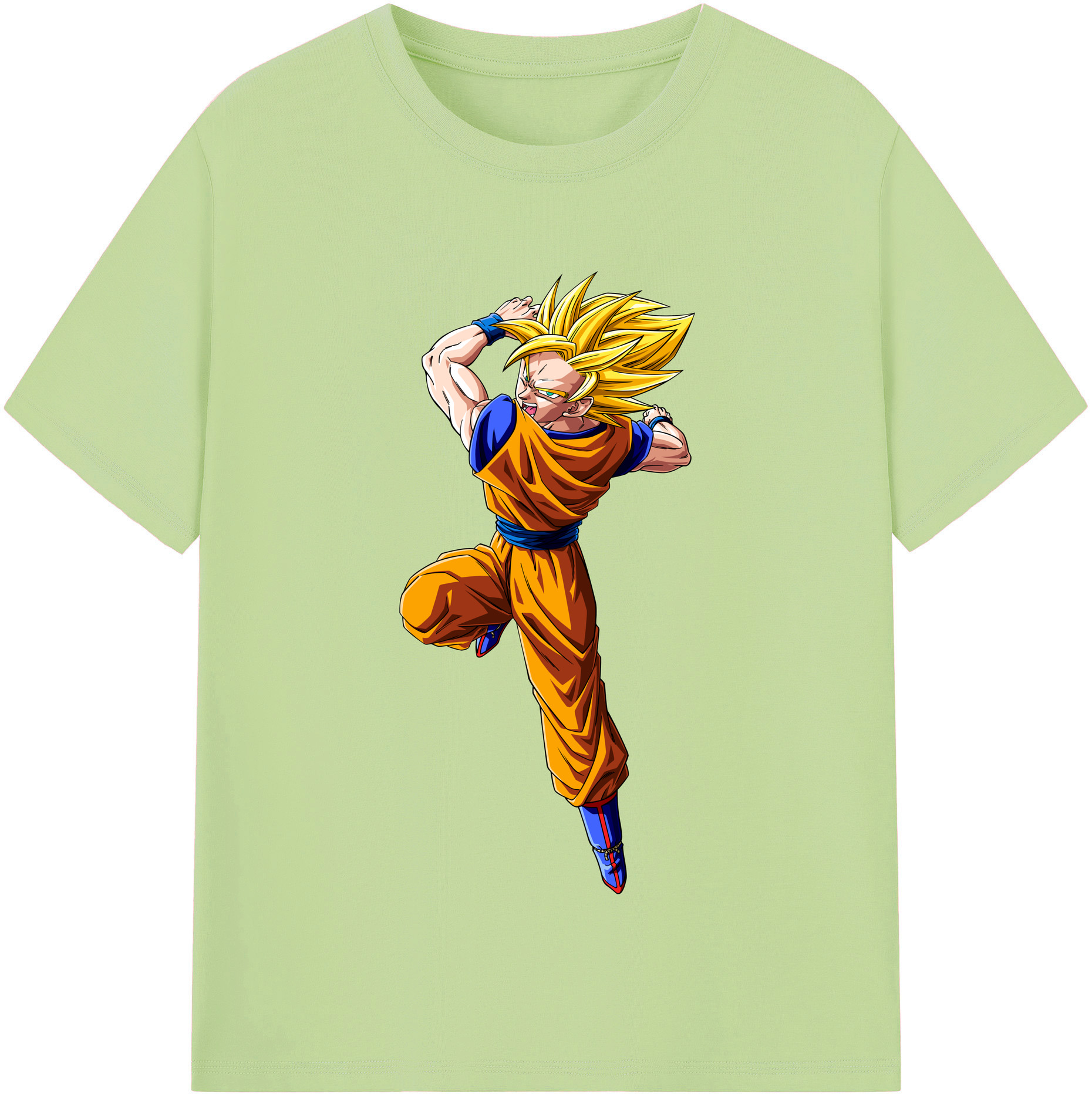 （画像用） ドラゴンボール 孫悟空（そん ごくう）Son Goku カカロット DRAGON BALL Kakarotto 綿100％半袖Tシャツ（フロントプリント）